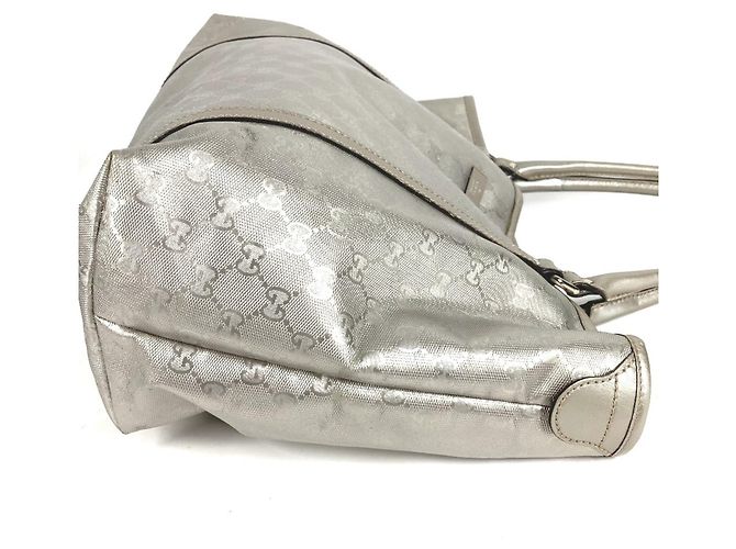 Tote e borsa a tracolla Gucci GG Imprimé Silver Argento - vista 9