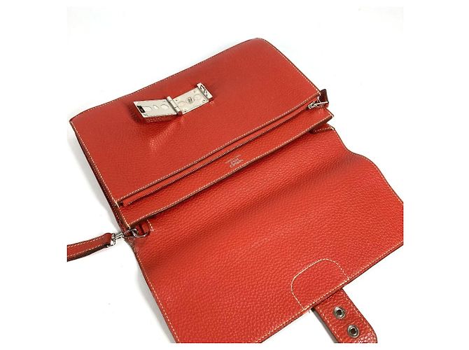 Pochette Jet Hermès con tracolla Marrone - vista 11