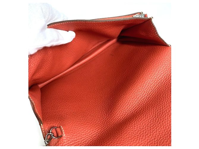 Pochette Jet Hermès con tracolla Marrone - vista 14