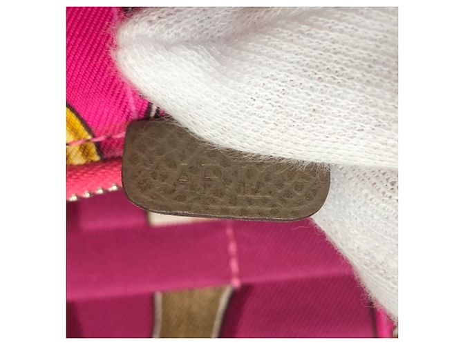 Cartera larga Azap Hermès en piel Epsom Castaño Gris pardo - vista 12