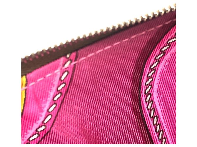 Cartera larga Azap Hermès en piel Epsom Castaño Gris pardo - vista 14