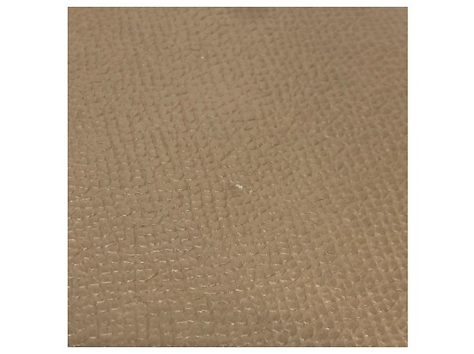 Cartera larga Azap Hermès en piel Epsom Castaño Gris pardo - vista 9