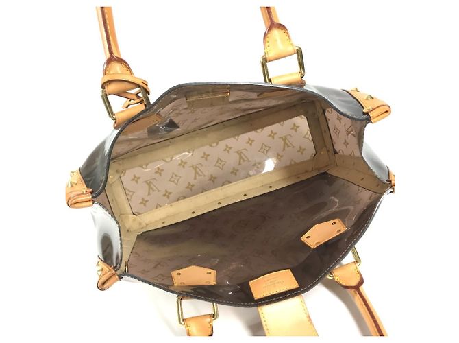 Borsa a Spalla Louis Vuitton Monogram Neo Cabas Ambre MM Marrone - vista 10