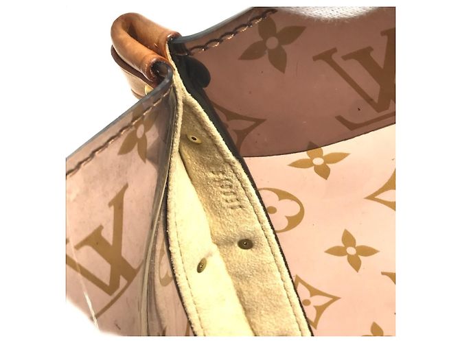 Borsa a Spalla Louis Vuitton Monogram Neo Cabas Ambre MM Marrone - vista 13