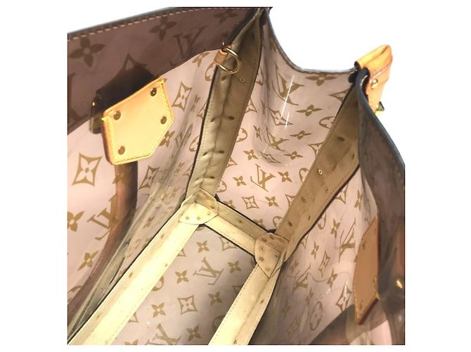 Borsa a Spalla Louis Vuitton Monogram Neo Cabas Ambre MM Marrone - vista 14