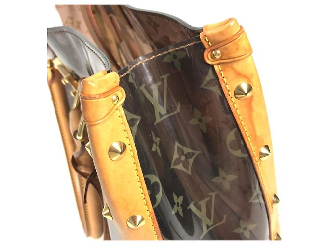 Borsa a Spalla Louis Vuitton Monogram Neo Cabas Ambre MM Marrone - vista 16