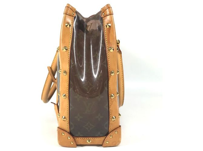 Borsa a Spalla Louis Vuitton Monogram Neo Cabas Ambre MM Marrone - vista 3