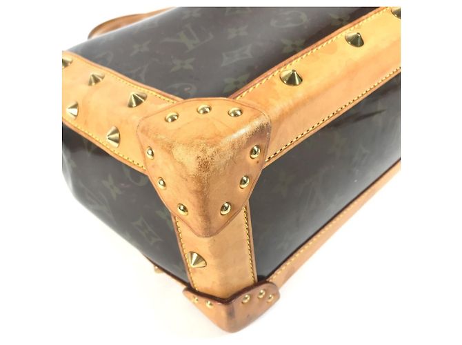 Borsa a Spalla Louis Vuitton Monogram Neo Cabas Ambre MM Marrone - vista 7