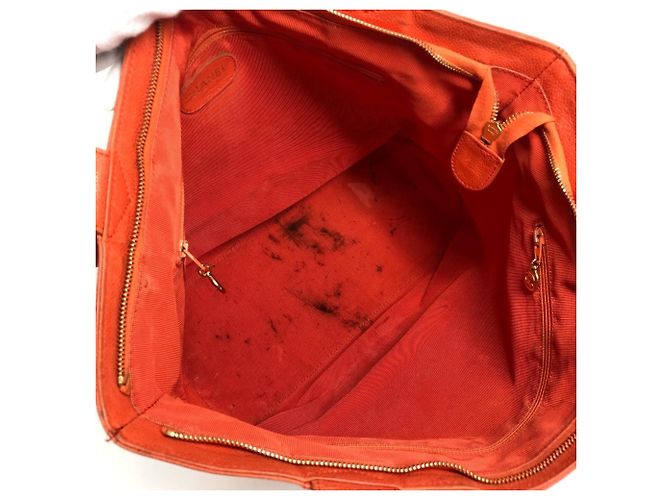 Borsa Chanel Vintage CC Coco Mark Logo Arancione - vista 14