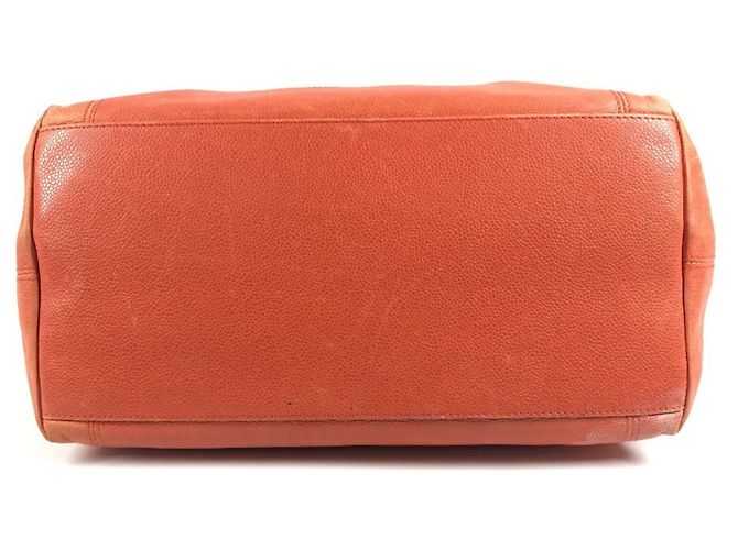Borsa Chanel Vintage CC Coco Mark Logo Arancione - vista 5
