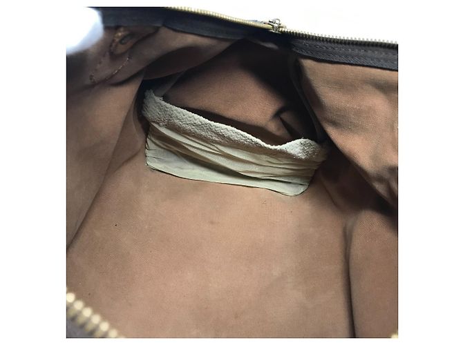 Louis Vuitton Monogram Speedy 35 Mini Boston Bag Marrone - vista 15