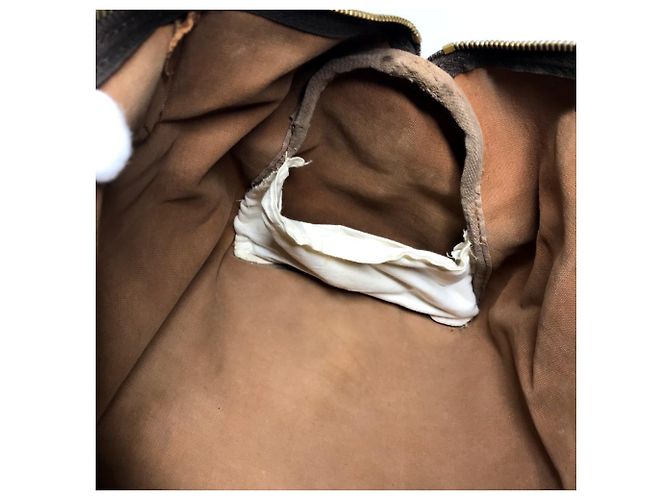 Louis Vuitton Monogram Speedy 35 Mini Boston Bag Marrone - vista 16