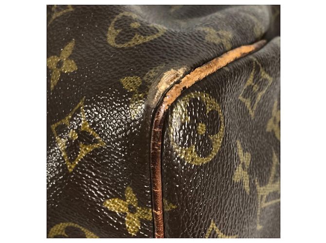 Louis Vuitton Monogram Speedy 35 Mini Boston Bag Marrone - vista 6
