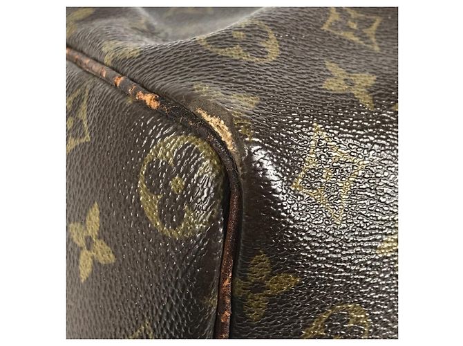 Louis Vuitton Monogram Speedy 35 Mini Boston Bag Marrone - vista 7