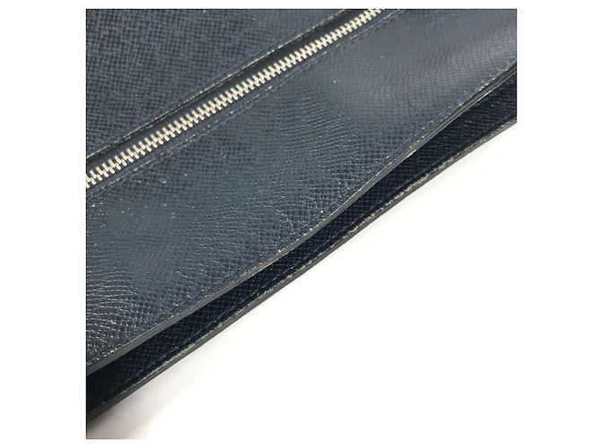 Borsa Louis Vuitton Taiga Sasha Blu navy - vista 11