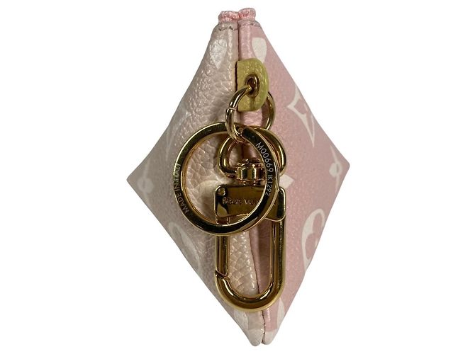 Portachiavi in pelle rosa Louis Vuitton - vista 4