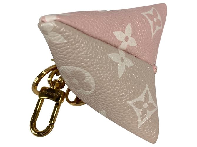 Portachiavi in pelle rosa Louis Vuitton - vista 6