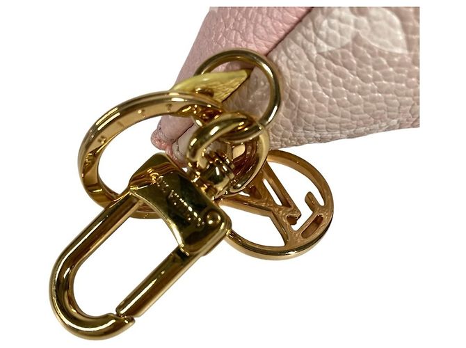 Portachiavi in pelle rosa Louis Vuitton - vista 9