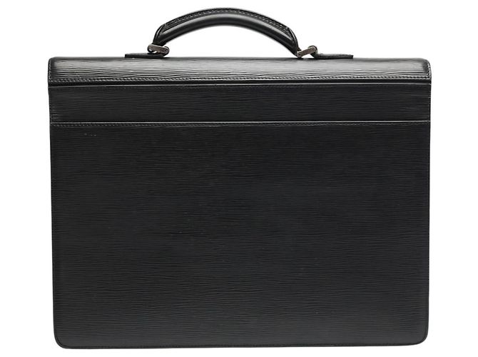 Pochette Document en Cuir Epi Louis Vuitton Noir - vue 2