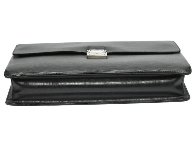 Pochette Document en Cuir Epi Louis Vuitton Noir - vue 4