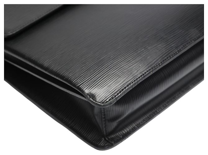 Pochette Document en Cuir Epi Louis Vuitton Noir - vue 5