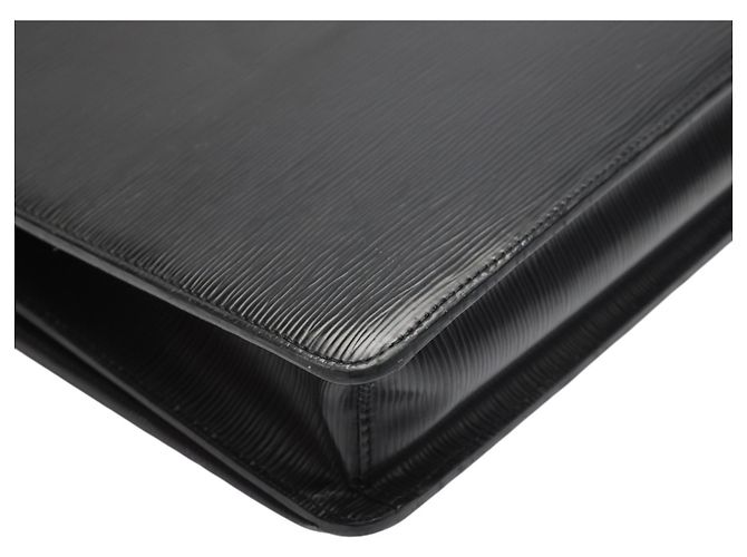 Pochette Document en Cuir Epi Louis Vuitton Noir - vue 7