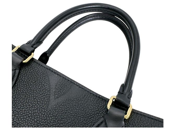 Borsa Tote Louis Vuitton Empreinte OnTheGo MM Nero - vista 11