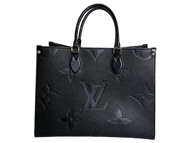 Borsa Tote Louis Vuitton Empreinte OnTheGo MM Nero - vista 2