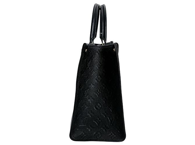 Borsa Tote Louis Vuitton Empreinte OnTheGo MM Nero - vista 4