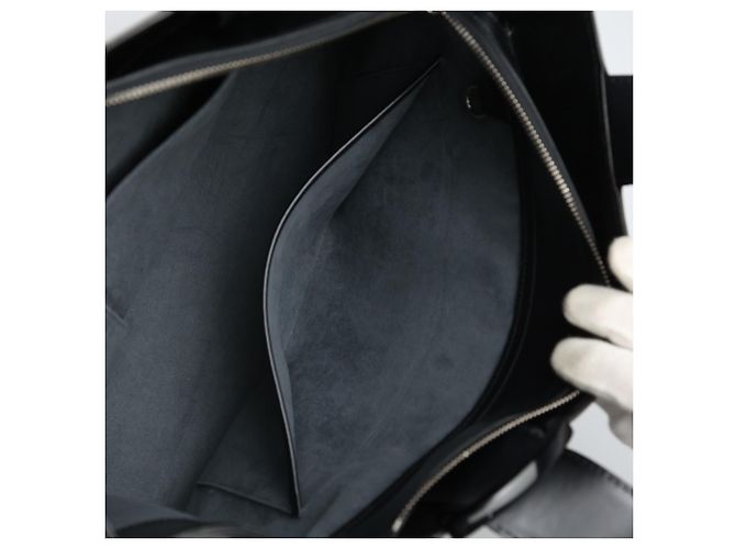 Louis Vuitton Borsa a Spalla Tote Gemmo in pelle Epi Nero - vista 13