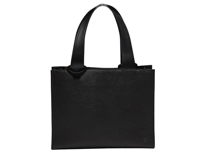 Louis Vuitton Borsa a Spalla Tote Gemmo in pelle Epi Nero - vista 2