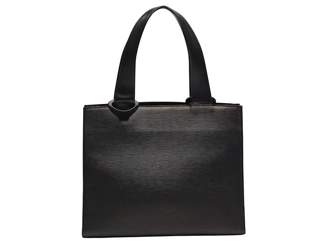 Louis Vuitton Borsa a Spalla Tote Gemmo in pelle Epi Nero - vista 3