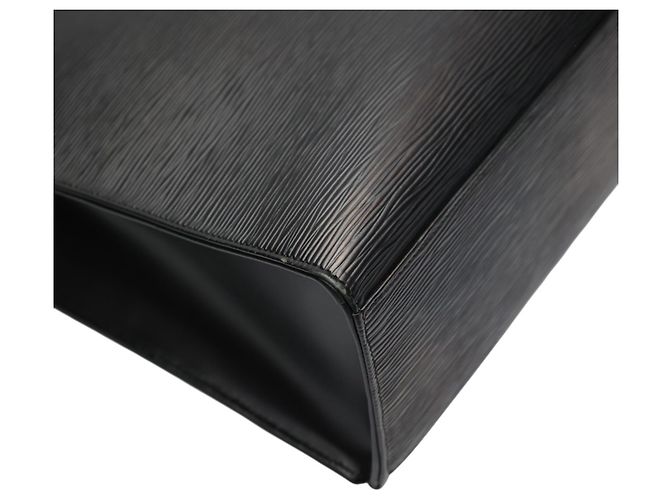 Louis Vuitton Borsa a Spalla Tote Gemmo in pelle Epi Nero - vista 8