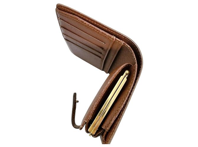 Louis Vuitton Bi-Fold Geldbörse im Monogramm Braun - Ansicht 10