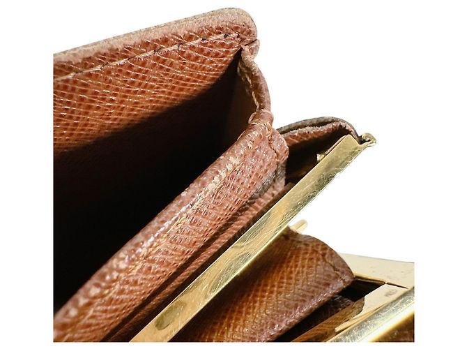 Louis Vuitton Bi-Fold Geldbörse im Monogramm Braun - Ansicht 12