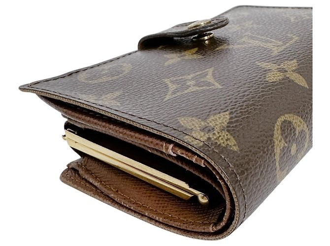 Louis Vuitton Bi-Fold Geldbörse im Monogramm Braun - Ansicht 5