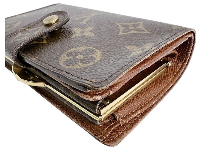 Louis Vuitton Bi-Fold Geldbörse im Monogramm Braun - Ansicht 6