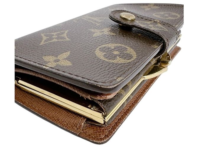 Louis Vuitton Bi-Fold Geldbörse im Monogramm Braun - Ansicht 7