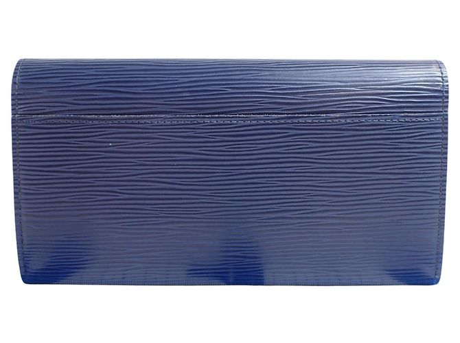 Louis Vuitton Long Wallet aus Epi-Leder Blau - Ansicht 2