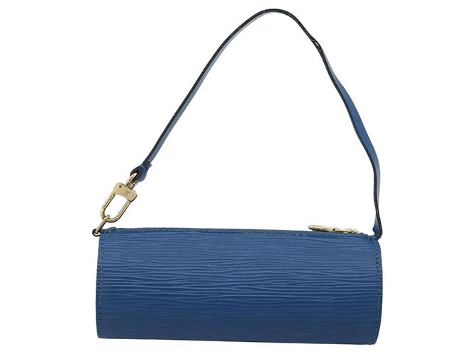 Louis Vuitton Soufflot Pochette Epi Leather Blu - vista 2