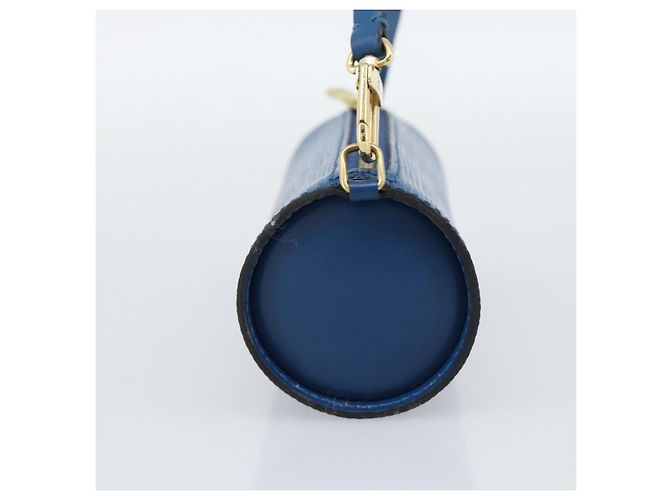 Louis Vuitton Soufflot Pochette Epi Leather Blu - vista 4