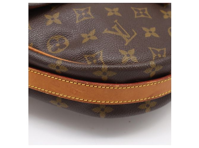 Borsa a tracolla Louis Vuitton Monogram Jeune Fille Marrone Beige - vista 11