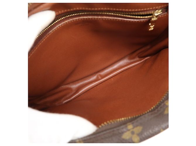Borsa a tracolla Louis Vuitton Monogram Jeune Fille Marrone Beige - vista 13