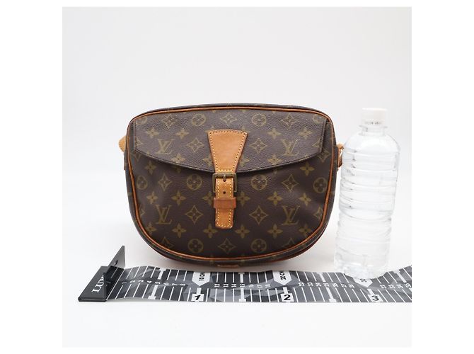 Borsa a tracolla Louis Vuitton Monogram Jeune Fille Marrone Beige - vista 3