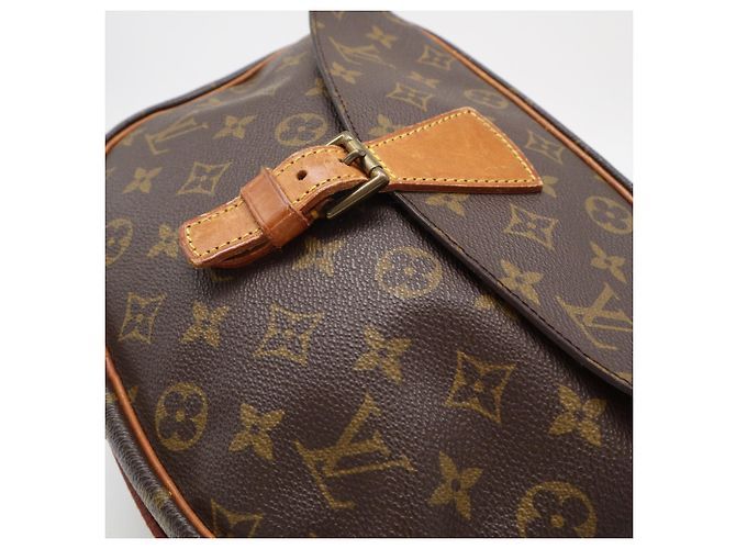 Borsa a tracolla Louis Vuitton Monogram Jeune Fille Marrone Beige - vista 4