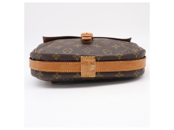 Borsa a tracolla Louis Vuitton Monogram Jeune Fille Marrone Beige - vista 7