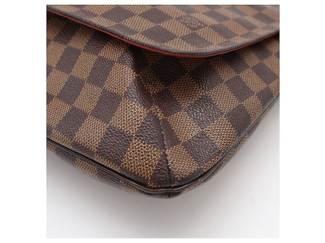 Borsa a tracolla Louis Vuitton Damier Musette N51302 Marrone Beige Damier ebene - vista 10