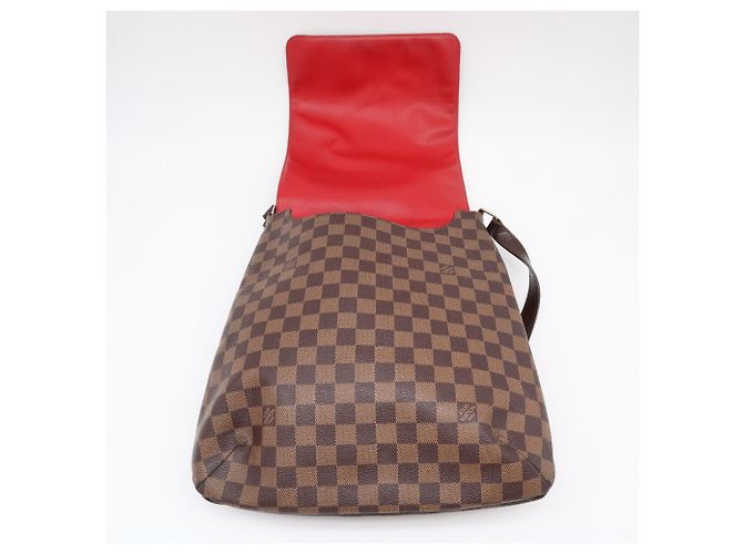 Borsa a tracolla Louis Vuitton Damier Musette N51302 Marrone Beige Damier ebene - vista 11
