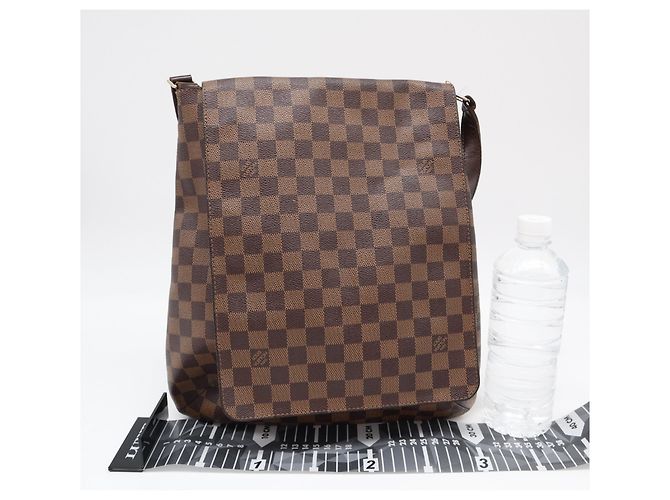 Borsa a tracolla Louis Vuitton Damier Musette N51302 Marrone Beige Damier ebene - vista 3