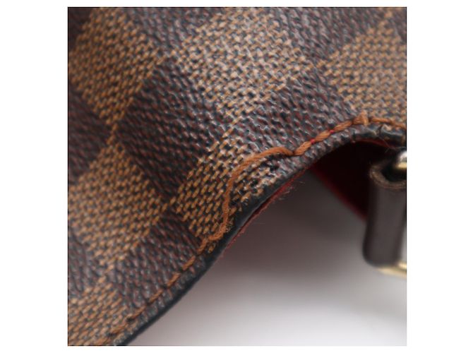 Borsa a tracolla Louis Vuitton Damier Musette N51302 Marrone Beige Damier ebene - vista 8
